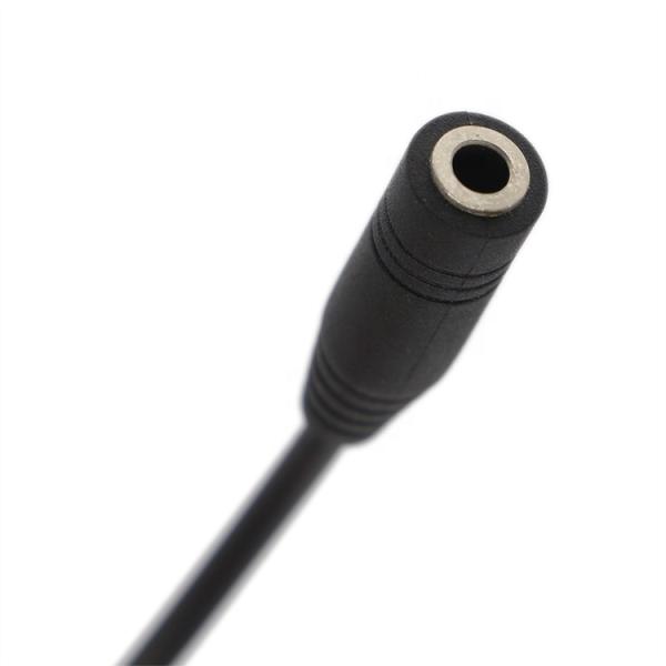 RJ9 RJ10 a Mujer 3.5 mm CTIA Plug Audio Jack Adaptador de auriculares Cable para teléfono de oficina