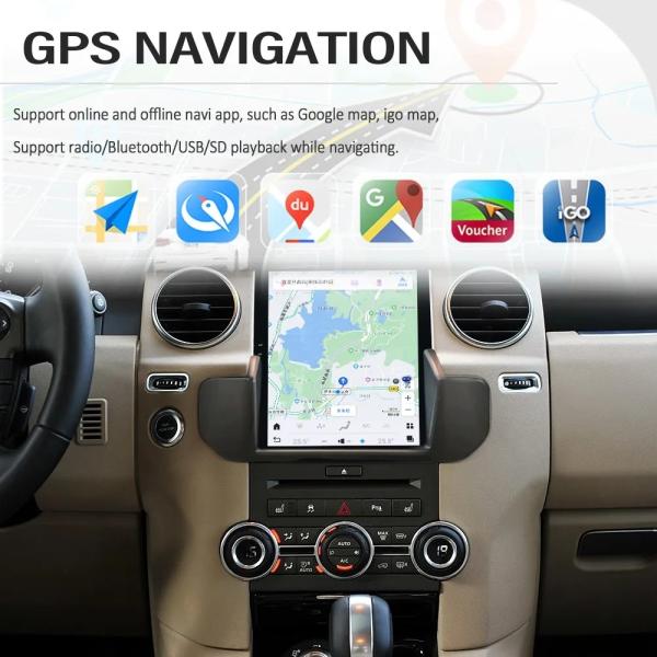 10.4 Inch Car radio For 2009--2016 Range Rover Discovery 4 GPS Navigation Multimedia Player Wireless Carplay BT 4G