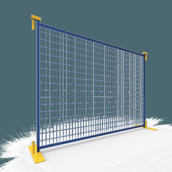Anti Thief Anti Climb Temporary Steel Fence Galvanized Powder Coated