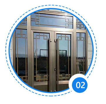 Decorate Doors or Windows with 7mm Diameter Georgian Bar and Gold Flower Shape Tube