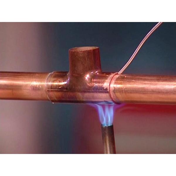 Residential Refrigeration Copper Tubing Pipe Fittings Copper Equal Tee Easy To Braze