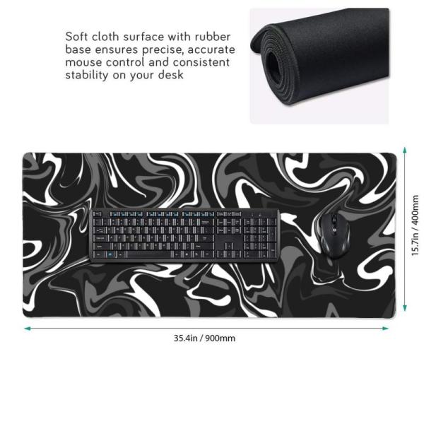 Large Size 400x900 Waterproof Computer Keyboard Mousepads for Extended Gaming Needs