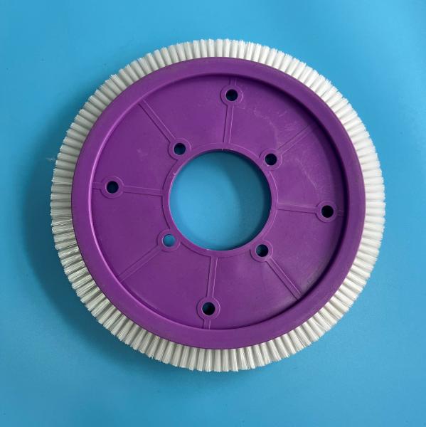 LK Stenter Brush Wheel Bruckner Plastic Purple Body Bristle Pig Hair Nylon Hair Stenter Machine Parts