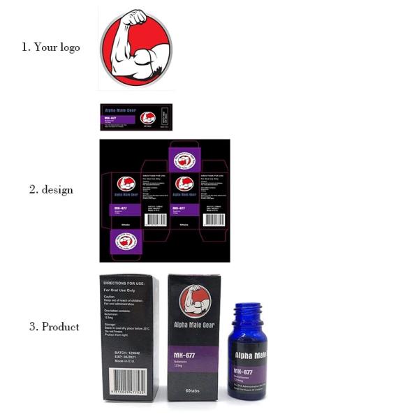 Ярлыки и коробки масла Феникса Pharma подгоняли размер