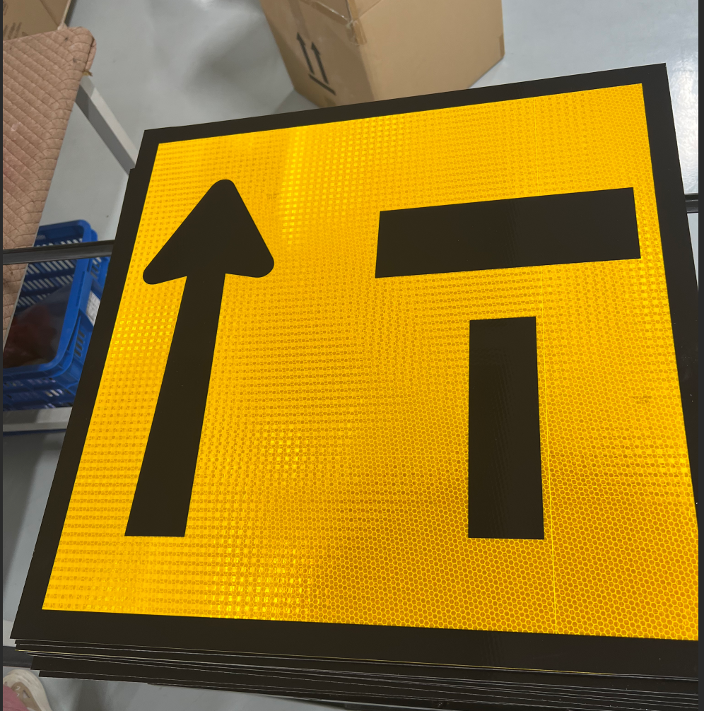 Australian Multi Message Frame Construction Signage Avery T6501 Reflective Traffic Sign Board