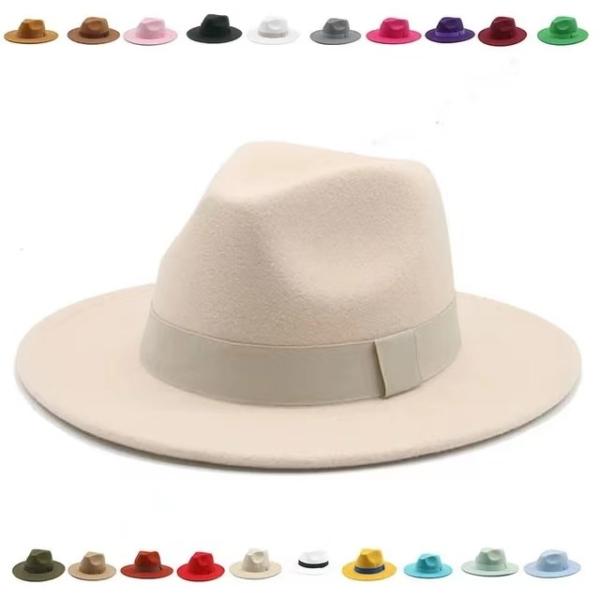 British Style Lace Accessory Cashmere Felt Hat for Men and Women in Four Seasons Jazz Hat