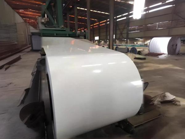 PPGI 0.7mm THK White Prepainted Galvanized Steel Coil RAL9016  PE JISG3312