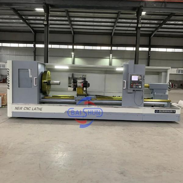 Tour à métaux CNC à banc plat robuste pour pièces de 1000 mm