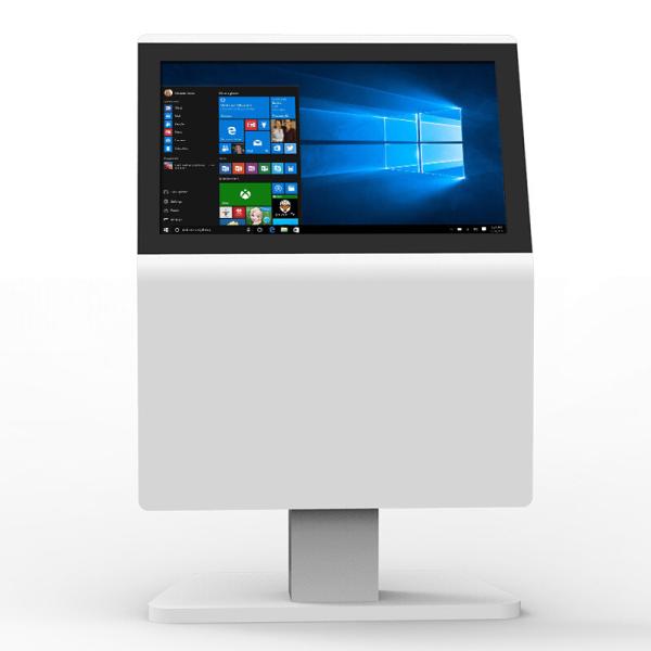 Quiosque de informação interativo da cor dourada 55 polegadas com sistema de Windows