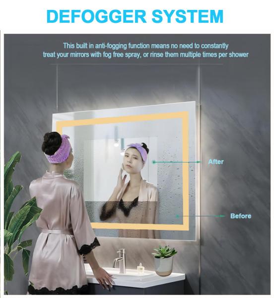 Transform Your Bathroom into a Relaxing Oasis with Our LED Bathroom Mirror