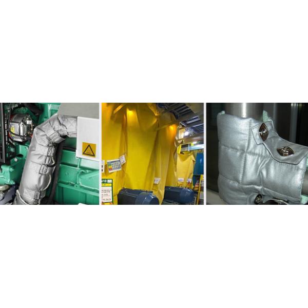 Fireproof Smoke Barrier High-Temperature Car Fire Blanket Portable Silicone Fireproof Cloth