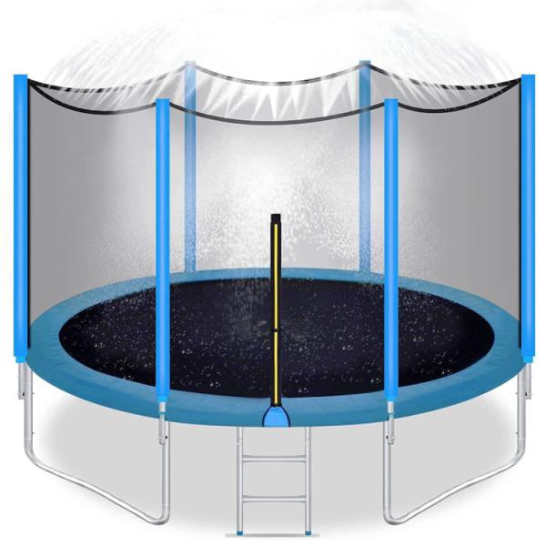 Outdoor Park Round 10FT Fitness Jumping Trampoline with Safety Net and Custom Logo