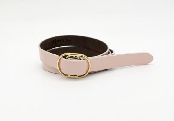 A forma ajustável da menina da criança da curvatura cerca a largura do couro genuíno 1.8cm