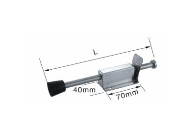 A trava ajustável do parafuso de porta, porta da segurança de Chrome trava 153x30x140mm liga de zinco