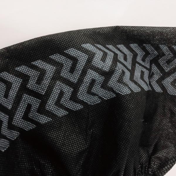 Black 35gsm Disposable Non Woven Shoes Cover