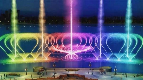 3D Swing Spray Digital Nozzle Big Lake Water Fountain Apoio técnico