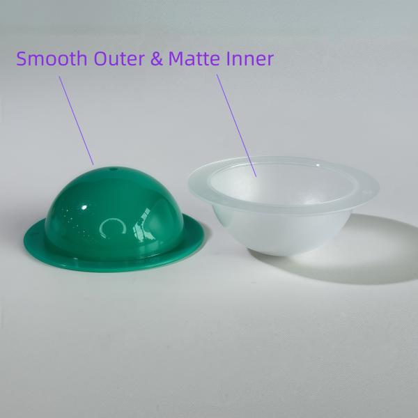 Vaso de gelatina hemisférico de PP de 10 ml para cosméticos personalizable