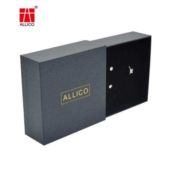 Black Rigid Cardboard Paper Foldable Magnetic Lid Perfume Cosmetic Packaging Gift Box