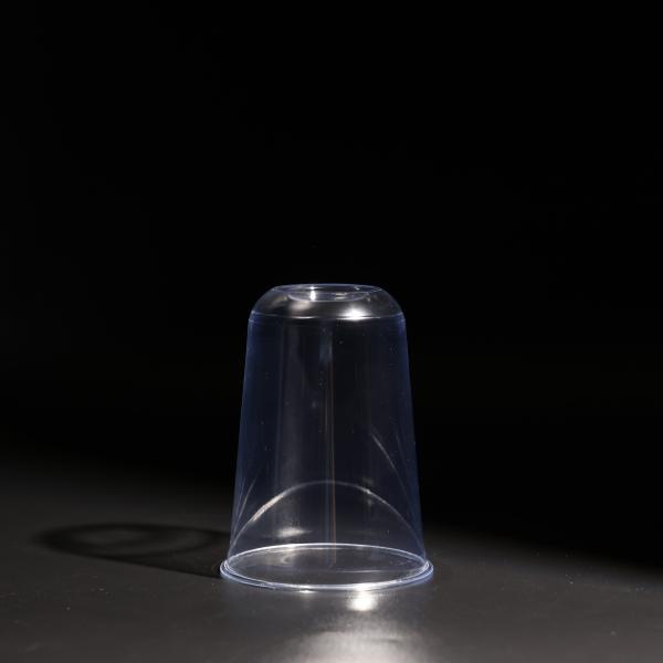 16オンス プラスチックの使い捨ての冷たい飲み物 ボバティーカップ