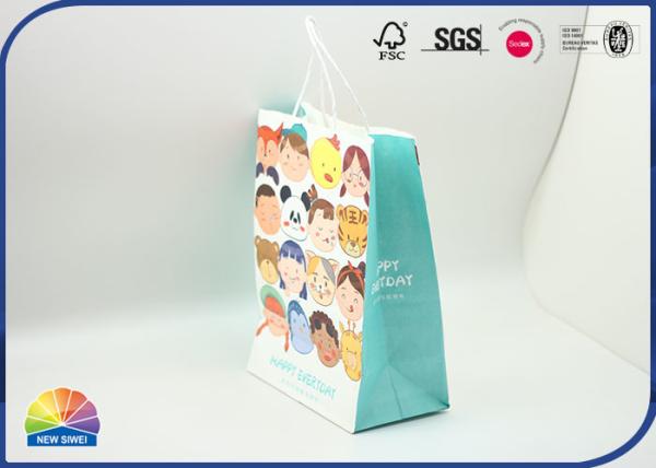 Sacolas de compras de papel stand up sacolas de mercadorias para negócios