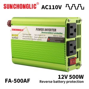 500VA 60Hz Modified Inverter with Overload Protection 12VDC to 110VAC Power Inverter