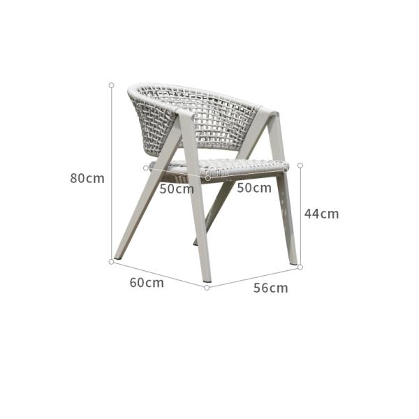 Outdoor Furniture Customized Luxury Woven Wicker Chairs And Table Garden Patio Dining