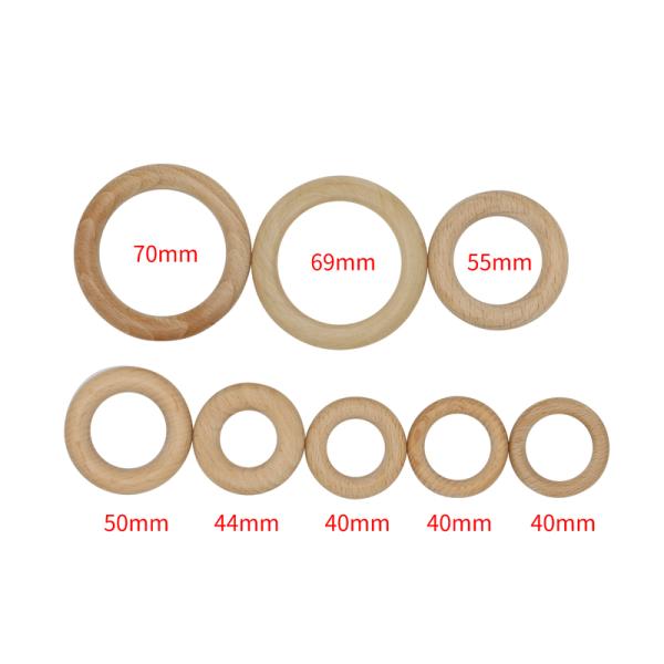 Facile à ranger de haute qualité durable neuve unique anneau de jouet en bois