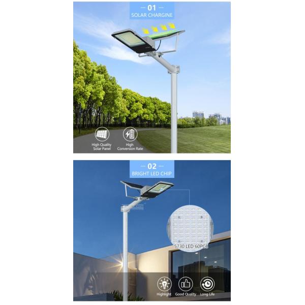 индукция дистанционного управления уличного света СИД 200w IP65 SMD солнечная водоустойчивая