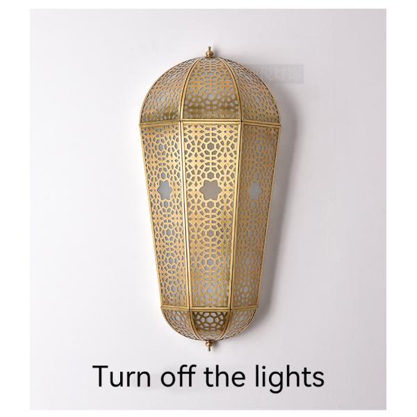 50000 Hours Lifespan LED Copper Coloured Wall Lights Wall Lamp Copper