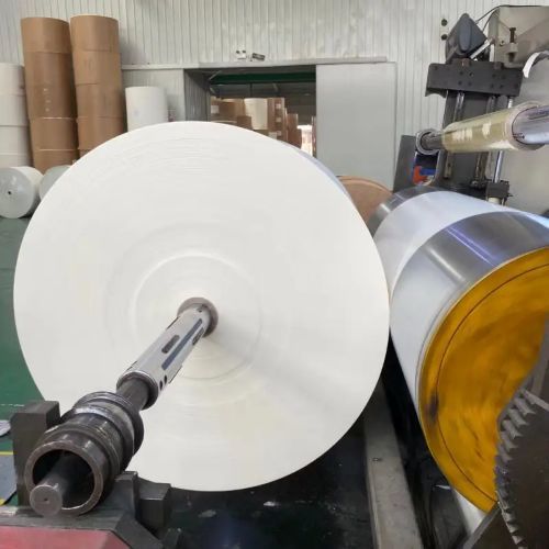 Eco-friendly Customizable PE Coated White Paper Cup Rolls Flexography Printing Beverage Wrapping