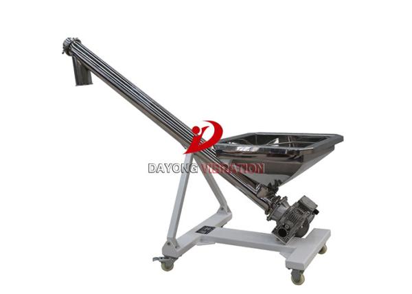 All Stainless Steel Food Grade Flexible Screw Conveyor / Flexible Auger Conveyor