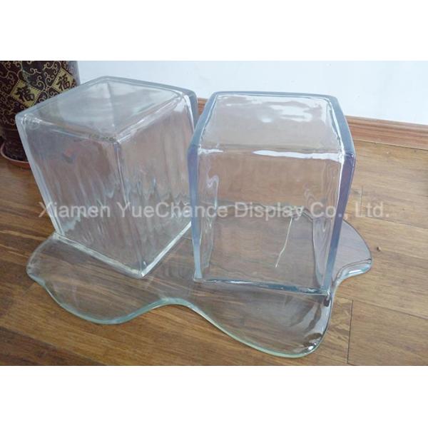 Bloc de glace clair adapté aux besoins du client de matériel de résine de d