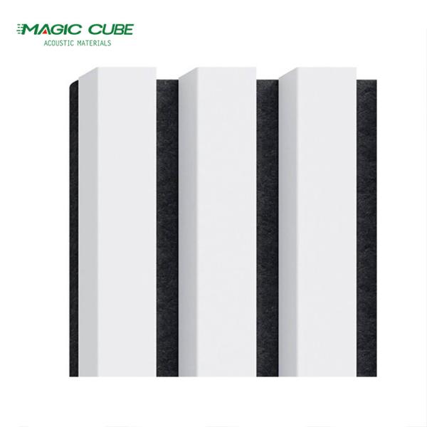 Heat Insulation Wood Slat Wall Panels For Acoustic Solutions And Decoration