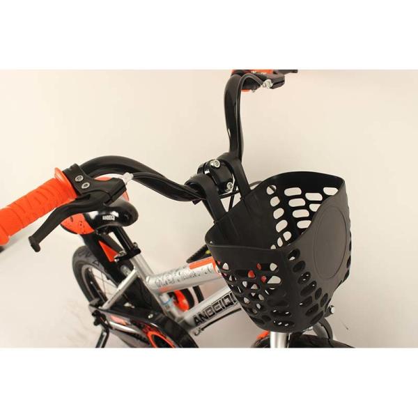 Обычный педальный стальной 14 дюймовый детский велосипед с тренировочными колесами