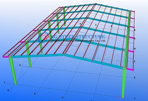 Edificio de gimnasio de acero moderno, edificio de metal prefabricado para cancha de baloncesto