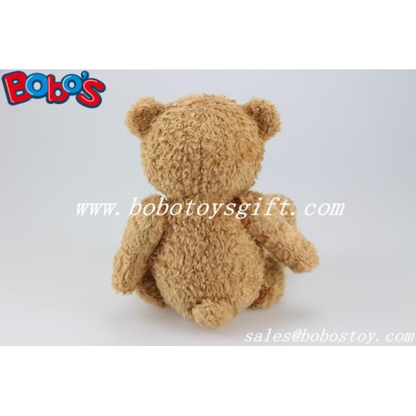 Brown Plush Patch Teddy Bear Toy With Big Belly