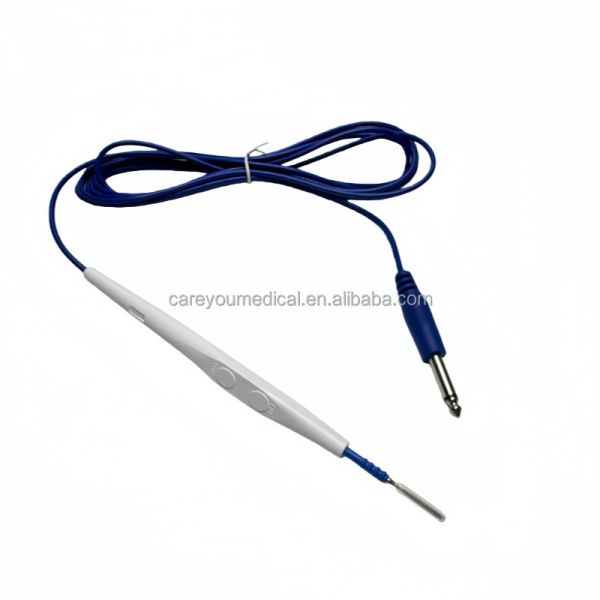 Foot-Controlled Instantaneous Electrosurgical Pen Class II Medical Device CE Certified White