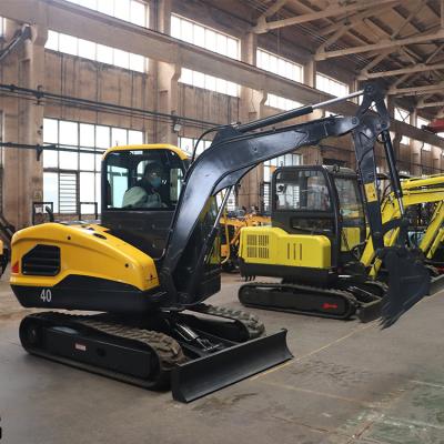 Saving Energy Mini Backhoe Excavator 4 Ton 34kw Color Customized