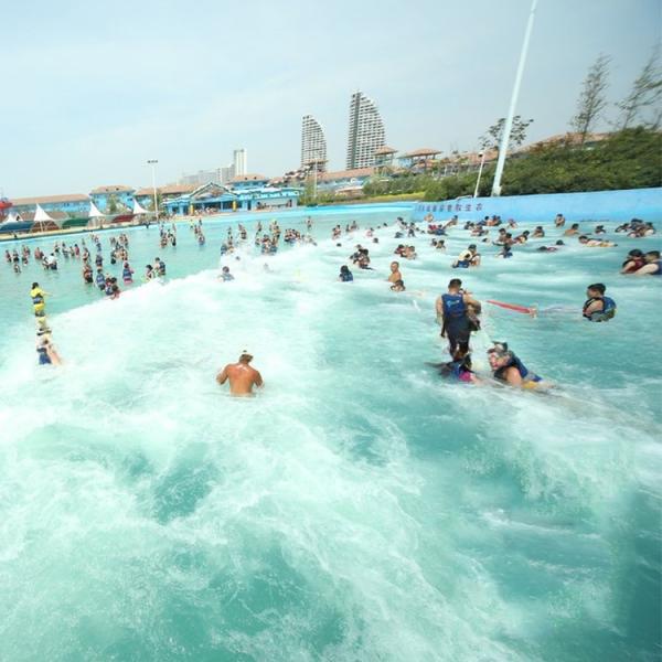 Увлекательный аквапарк Вакуумные волновые бассейны