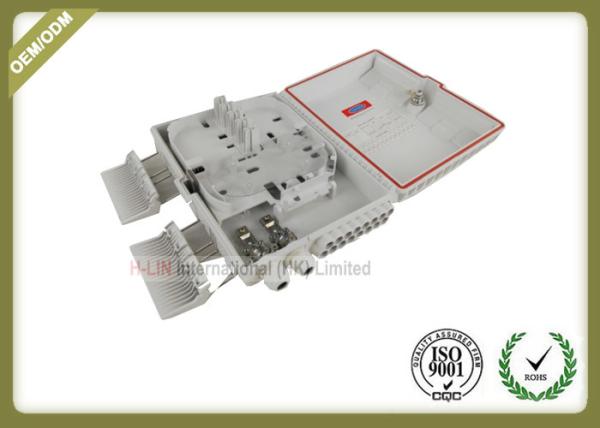 16 Core Outdoor Fiber Optic Junction Box Rainfall Resistant Outdoor
