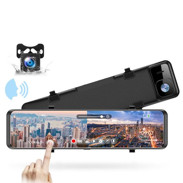 4K 11.26 Voice Control HD 1080p Car DVR Dash Cam With Night Vision