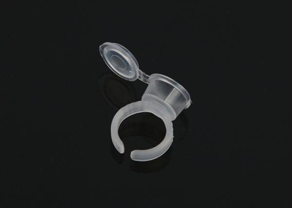 Semi Permanent Pigment Eco Transparent Tattoo Ink Ring Cup With Cap