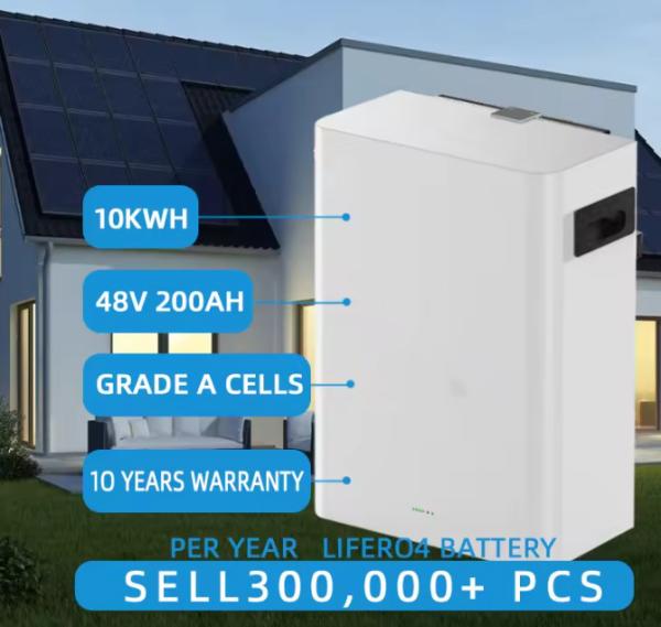 Solar Generator Battery Pack 48v 200ah Lifepo4 Solar Energy Storage System Battery With Smart BMS