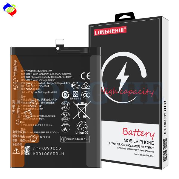 4.4V 4300mAh Ли-полимерные батареи HB476586ECW для Huawei Honor X10 5G Play 4 5G TEL-AN00 TNNH-AN00