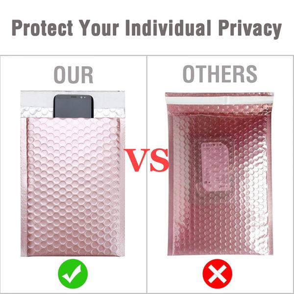 Custom biodegradable 4x8 light blue large nude bubble mailer compostable shipping bags bubble mailers