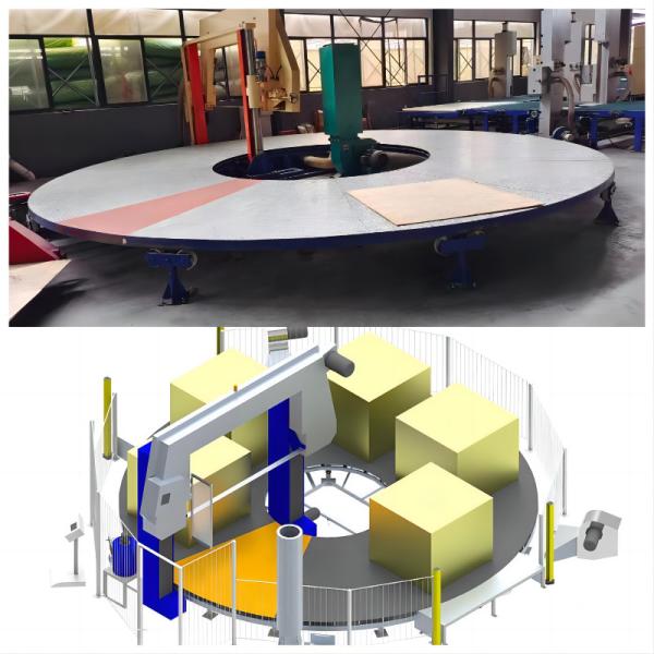 Professional Carousel Sponge Horizontal Splitting Sponge Foam Cutting Machine High Quality