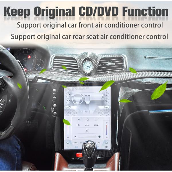 Андроид 11 13,6» автомобильных радиоприемников экрана касания для ОБЩЕГО РУКОВОДСТВА GranTurismo 2007-2017 Maserati GT