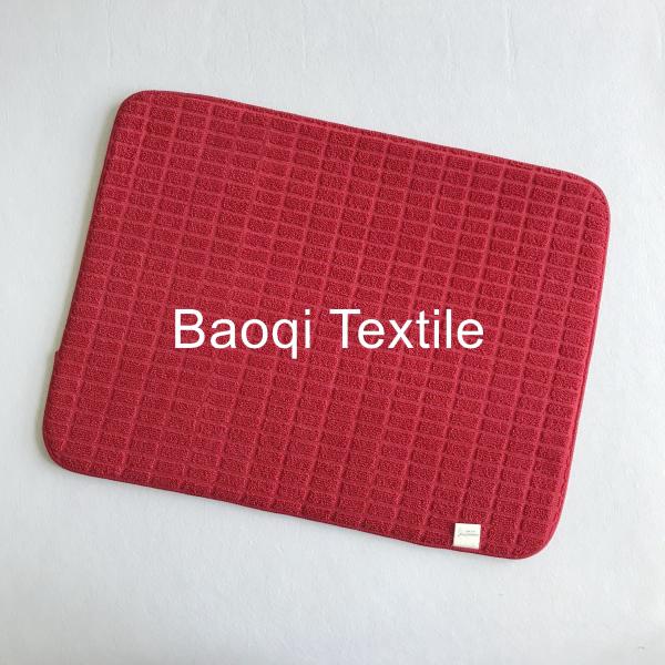 OEM absorbent dry water microfiber bath mat ，washable mats ，microfiber floor mat