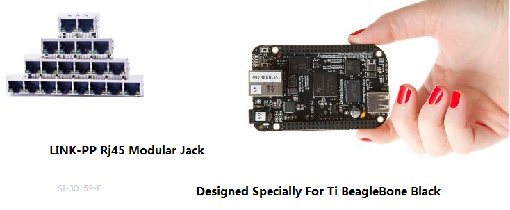 SI-30159-F 10/100 BT штабелировало RJ45 Jack защищаемый в переключателях LPJ27892AWNL локальных сетей