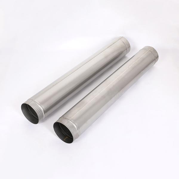 Painted Single Wall Black Stove Pipe Accessory Cut To Length Color Painted
